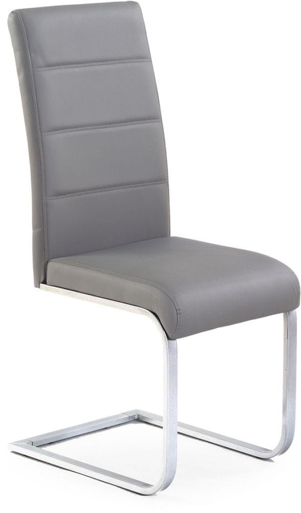 Halmar Kovová stoličky K85, sivá